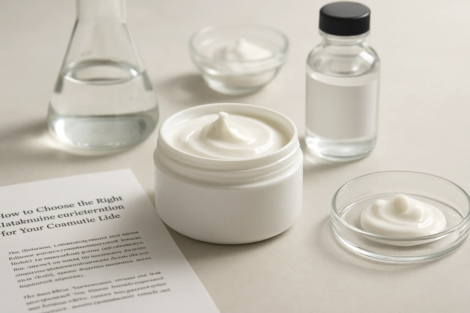 How to Choose the Right Emulsion Cream Formulation for Your Cosmetic Line